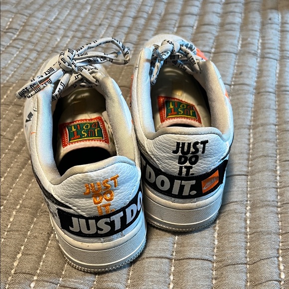 Nike Air Force 1 with Orange and Black Graphics - Picture 3 of 5